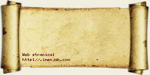 Jasmina Budimir vizit kartica